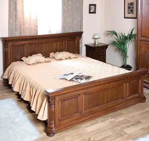 Кровать 140 "Венеция Люкс" Орех