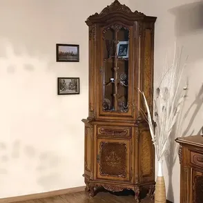 Витрина угловая "Клеопатра" Орех