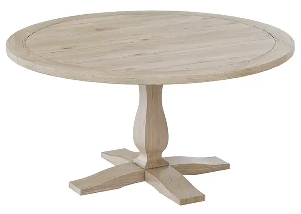 Стол обеденный круглый раздвижной Chichester 1250/1750 мм