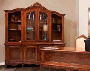 Библиотека "Клеопатра" Орех 451 купить в интернет магазине Мебельный Салон. Звоните +7 495 743 46 14