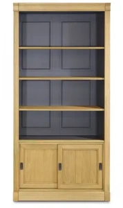 Шкаф книжный с 3 деревянными полками Library Lyon