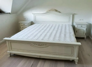 Кровать 120 "Элипс" Белый 2473 купить в интернет магазине Мебельный Салон. Звоните +7 495 743 46 14
