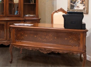 Стол письменный "Клеопатра" Орех 452 купить в интернет магазине Мебельный Салон. Звоните +7 495 743 46 14