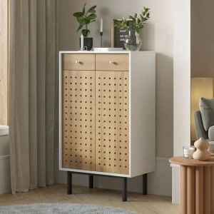 Комод высокий 2х дверный с ящиками "Koto" KT19 купить в интернет магазине Мебельный Салон. Звоните +7 495 743 46 14