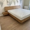 Кровать из массива дуба "DEO" без тумб 160*200   купить в интернет магазине Мебельный Салон. Звоните +7 495 743 46 14