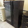 Витрина 2х дверная низкая левая Porti 15 Дуб шоколадный    купить в интернет магазине Мебельный Салон. Звоните +7 495 743 46 14