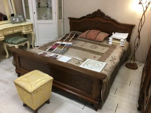 Кровать 160 "Клеопатра" Орех 462 купить в интернет магазине Мебельный Салон. Звоните +7 495 743 46 14